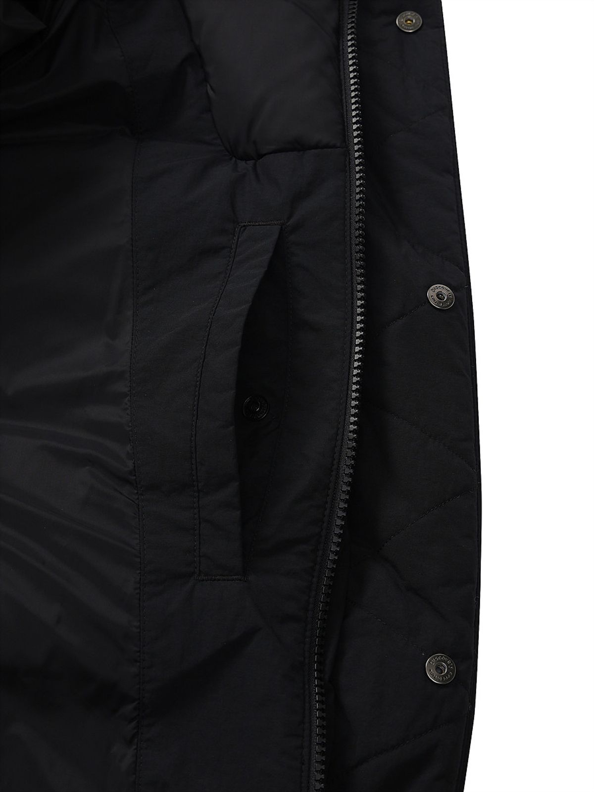 디스커버리 익스페디션(DISCOVERY EXPEDITION) 남성 사파리 다운 숏패딩 (BLACK)
