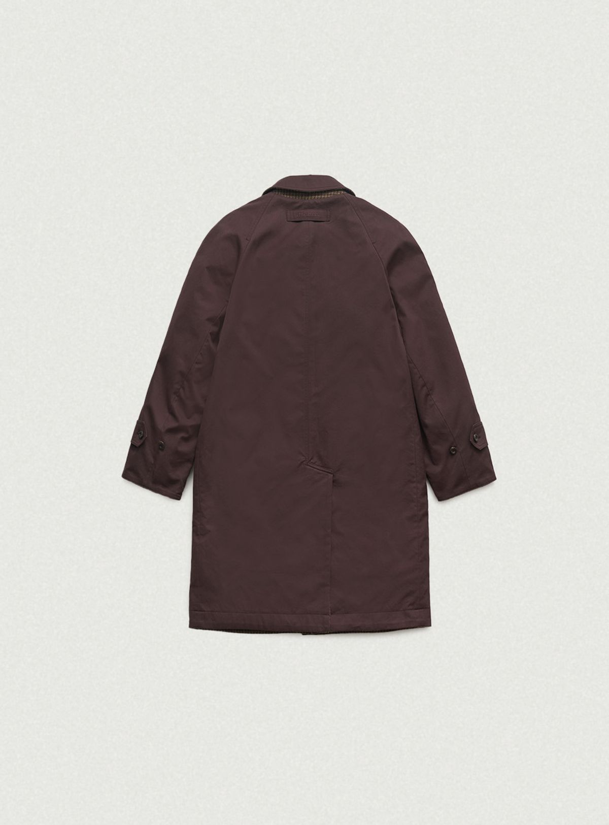 더바넷(THEBARNNET) Bastide Reversible Trench Coat_Burgundy