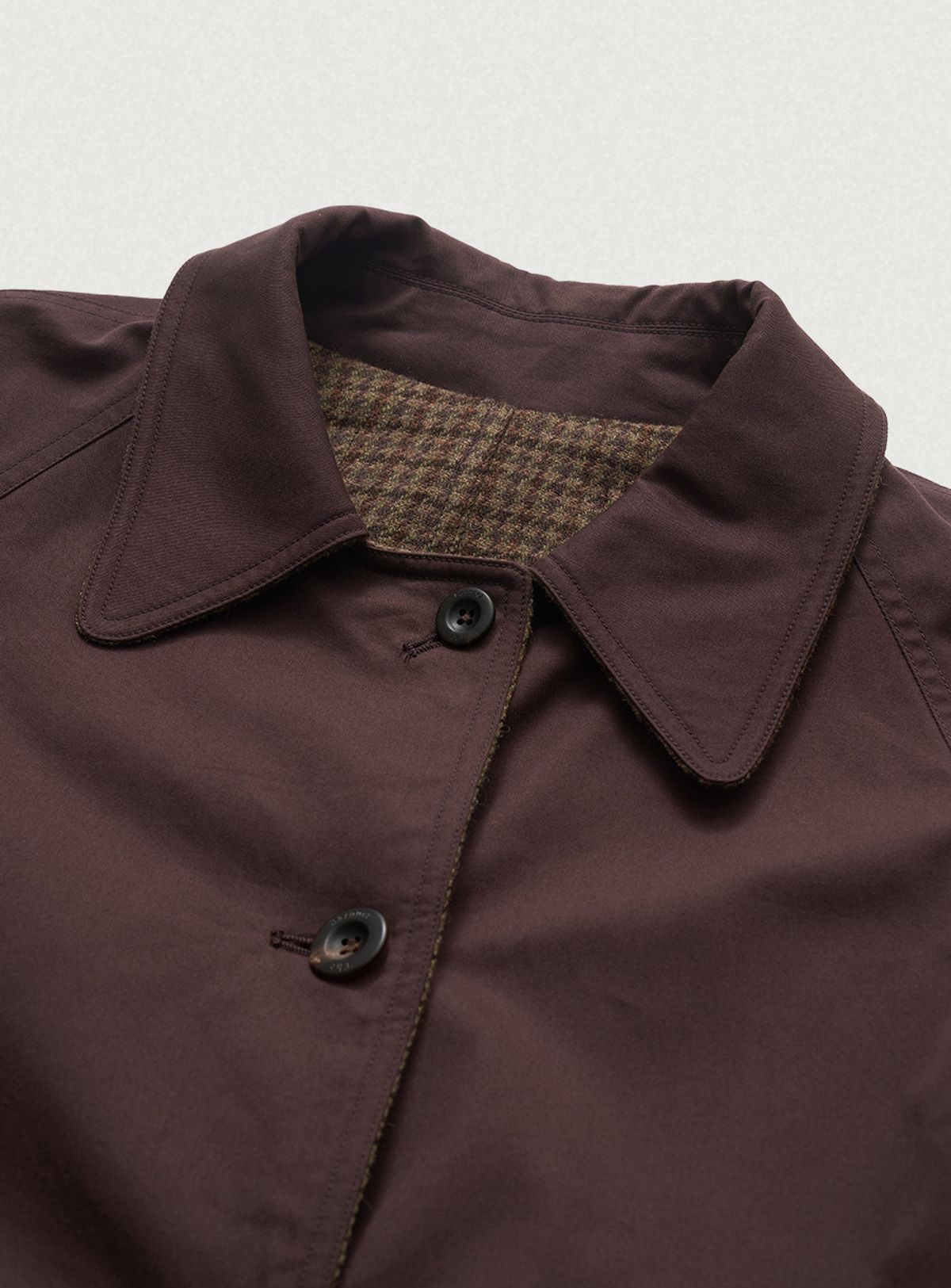 더바넷(THEBARNNET) Bastide Reversible Trench Coat_Burgundy