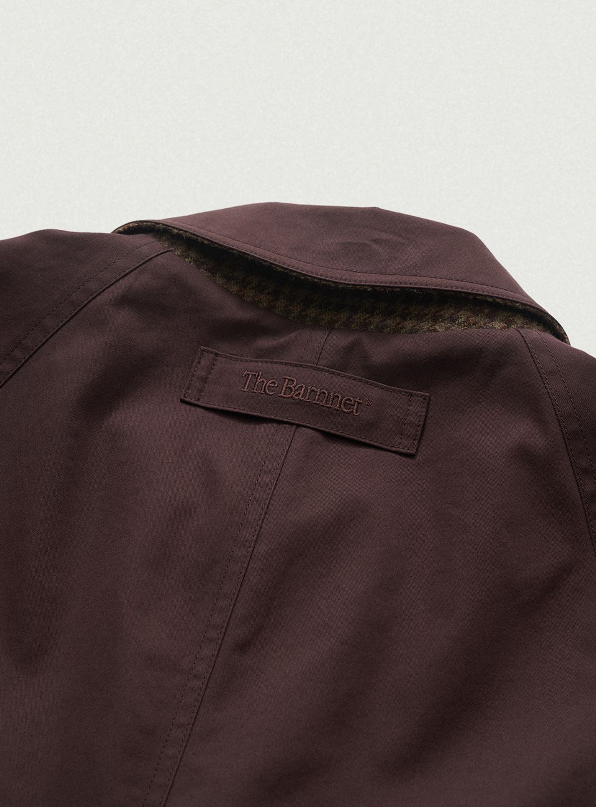 더바넷(THEBARNNET) Bastide Reversible Trench Coat_Burgundy