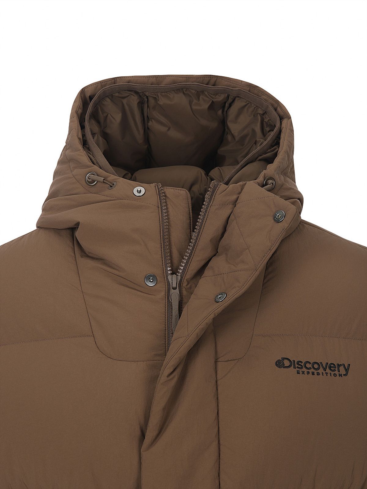 디스커버리 익스페디션(DISCOVERY EXPEDITION) 남성 사파리 다운 숏패딩 (D/BROWN)