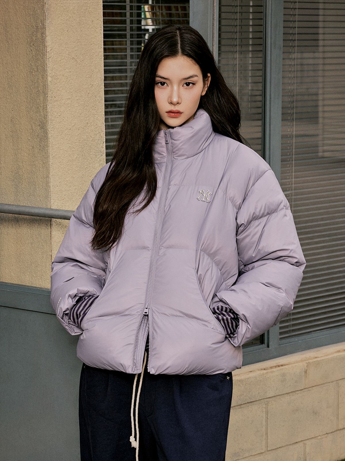 엠엘비(MLB) 커브패딩 NY (Ptn.Violet)