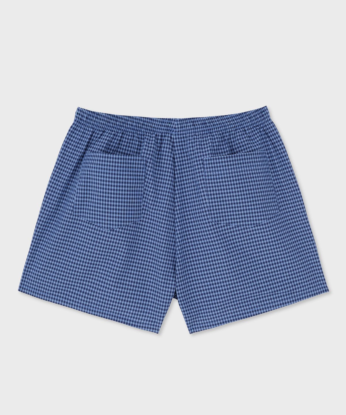 홈바디띵즈(HOMEBODY THINGS) HBT Check Star Shorts (NAVY)