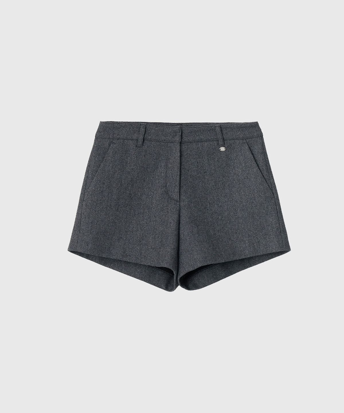 룩캐스트(LOOKAST) 리나 울 쇼츠_차콜 / LINA WOOL SHORT_CHARCOAL