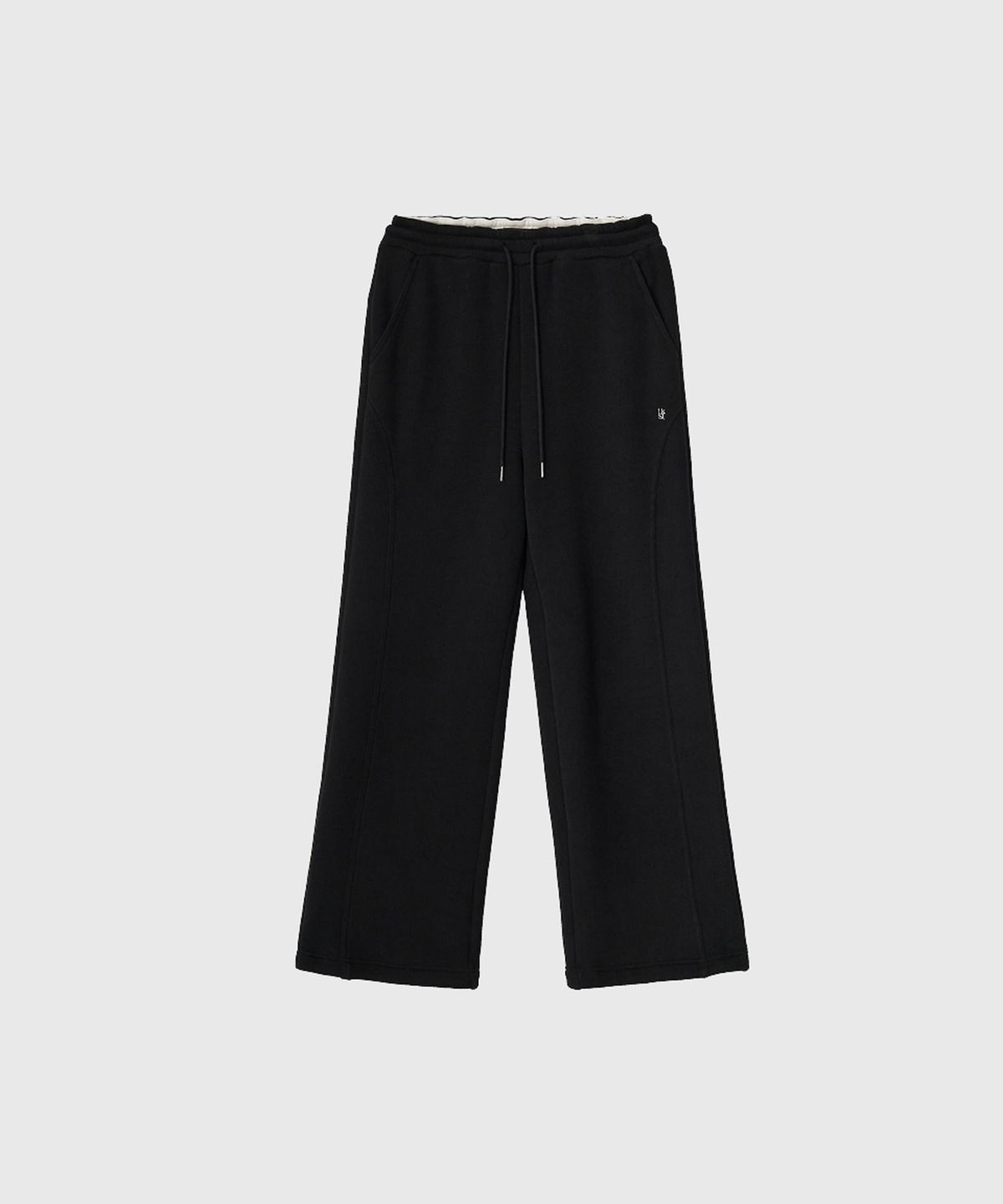 룩캐스트(LOOKAST) 올리버 기모 스웻 팬츠_블랙 / OLIVER GIMO SWEAT PANTS_BLACK