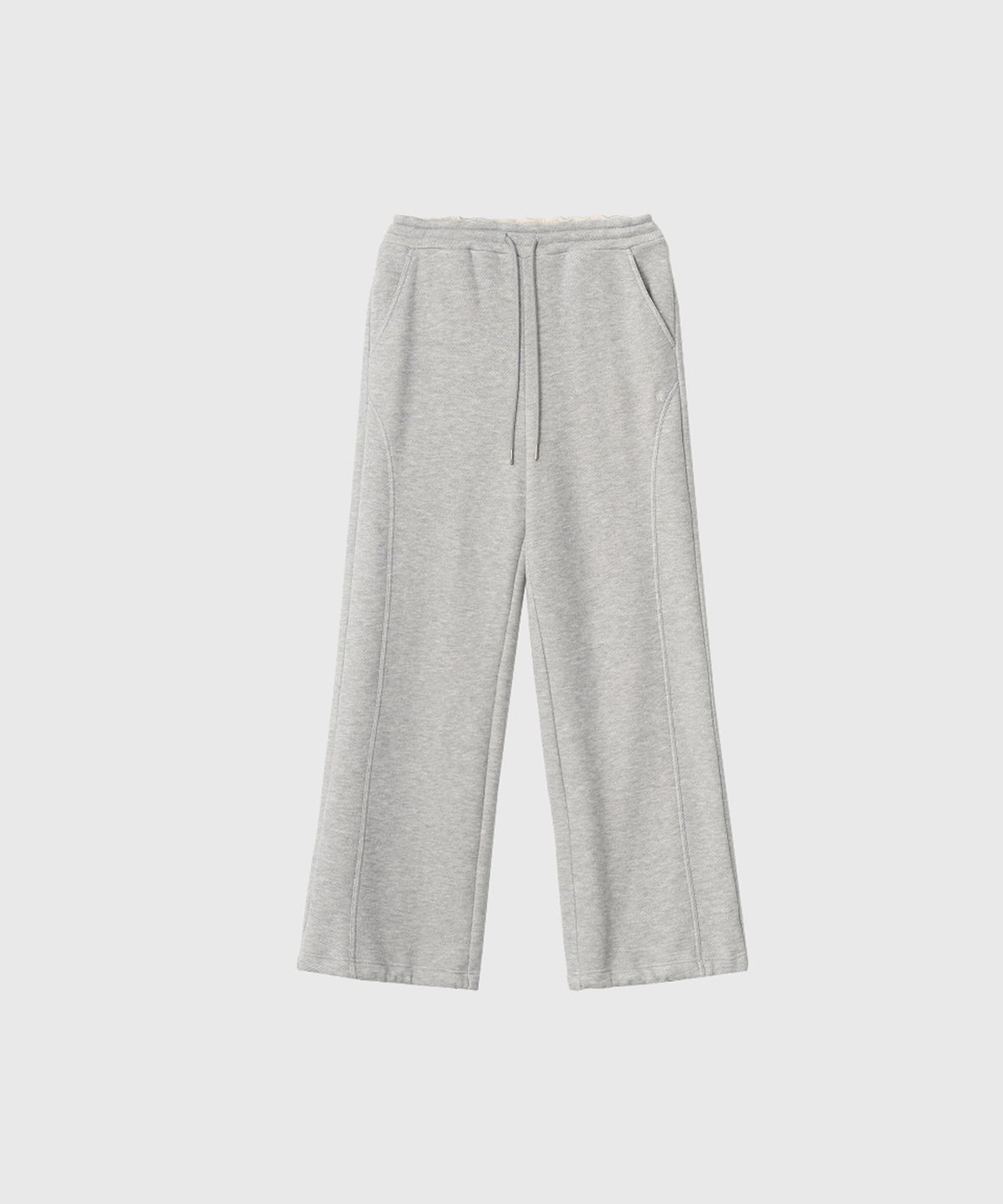 룩캐스트(LOOKAST) 올리버 기모 스웻 팬츠_멜란지 그레이 / OLIVER GIMO SWEAT PANTS_MELANGE GREY