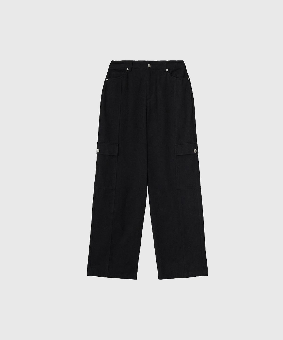룩캐스트(LOOKAST) 아를로 포켓 기모 팬츠_블랙 / ARLO POCKET GIMO PANTS_BLACK