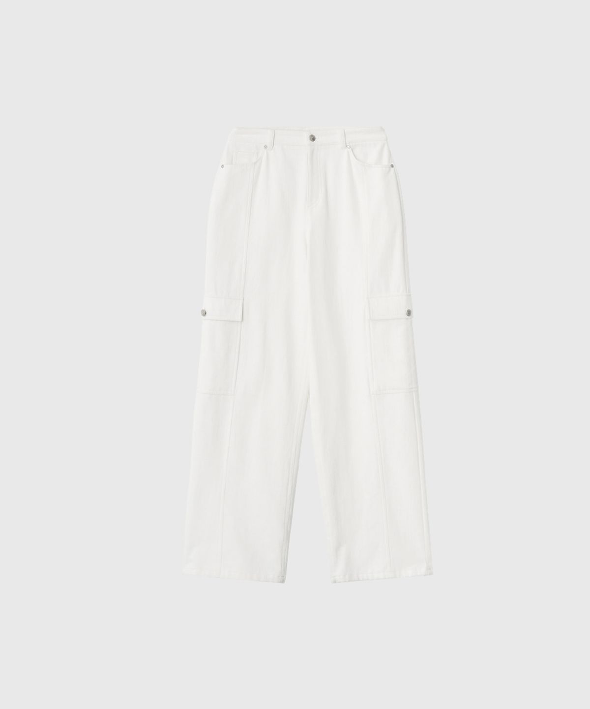 룩캐스트(LOOKAST) 아를로 포켓 기모 팬츠_화이트 / ARLO POCKET GIMO PANTS_WHITE