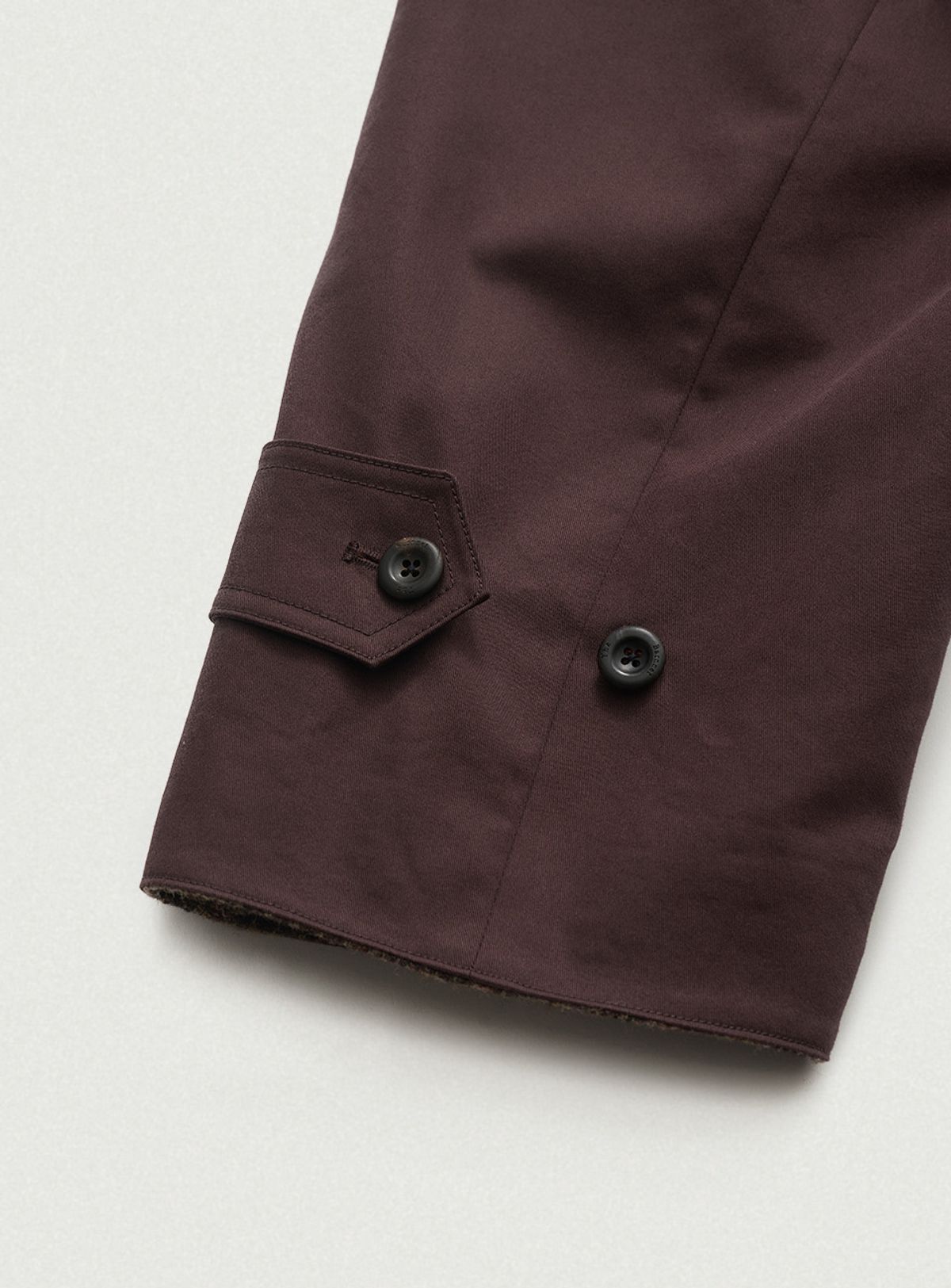 더바넷(THEBARNNET) Bastide Reversible Long Trench Coat_Burgundy