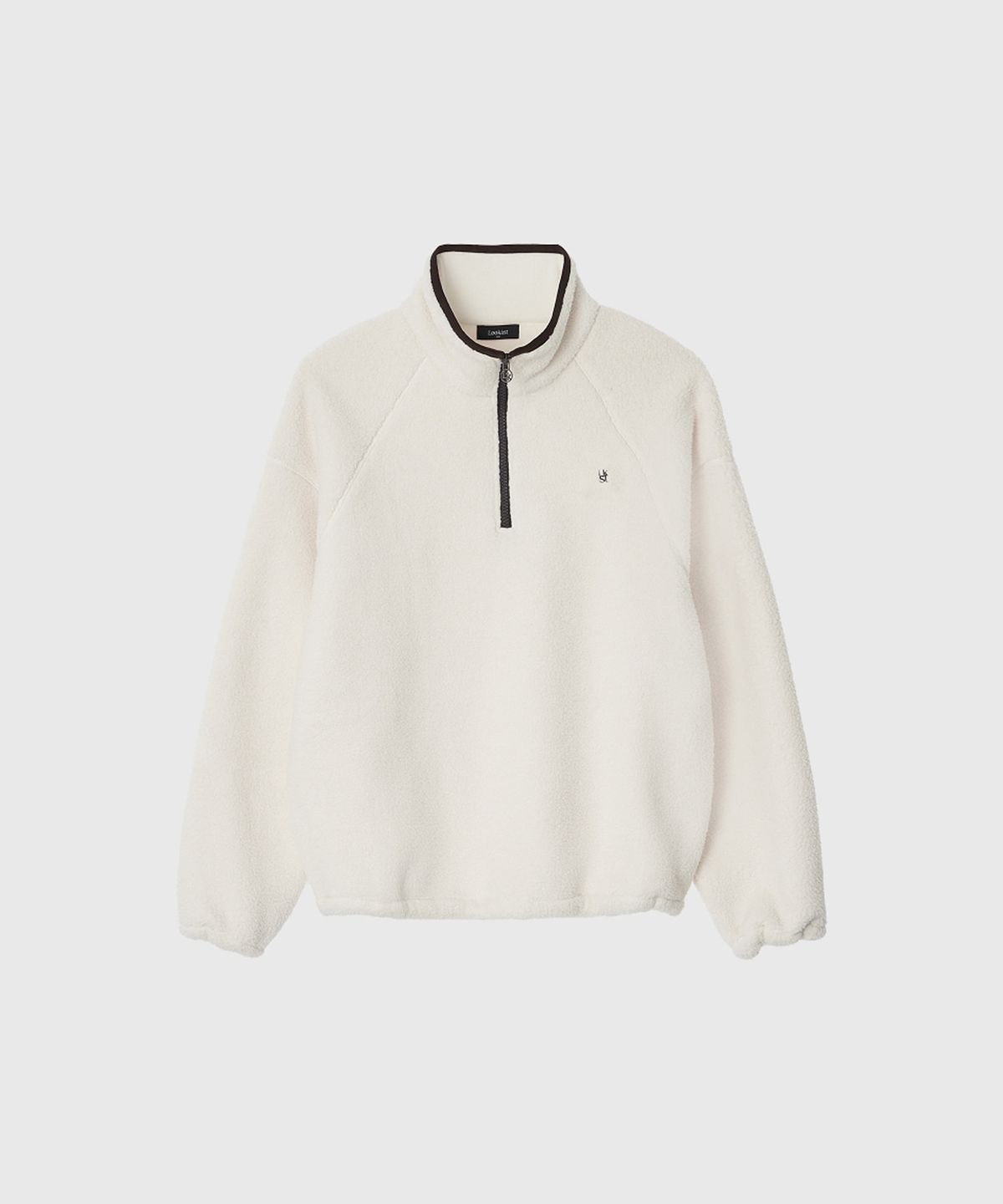 룩캐스트(LOOKAST) 베키 플리스 스웻셔츠_아이보리 / BECKY FLEECE SWEATSHIRT_IVORY