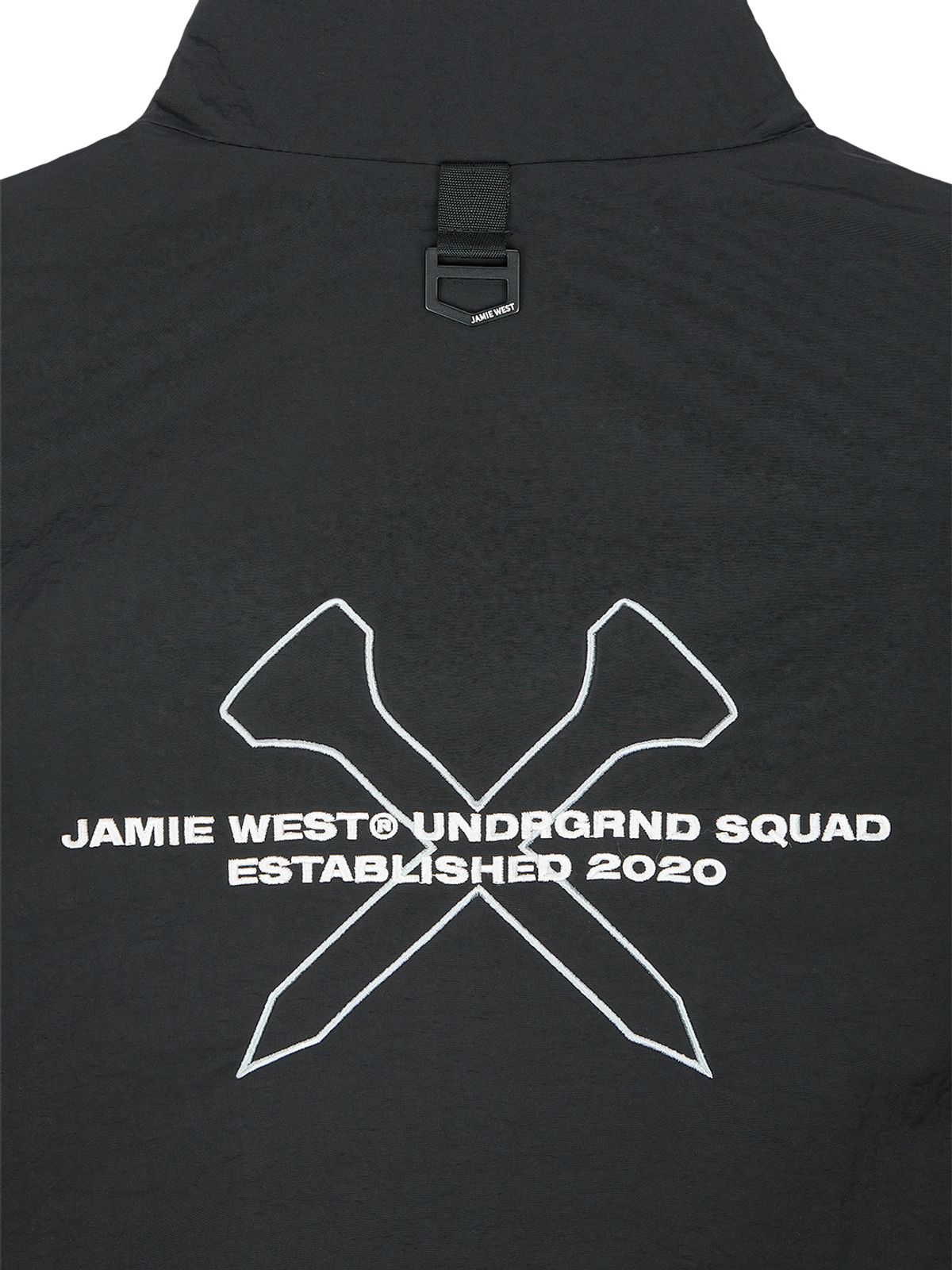 제이미웨스트(JAMIE WEST) 플리스 나일론 리버서블 점퍼 (블랙)