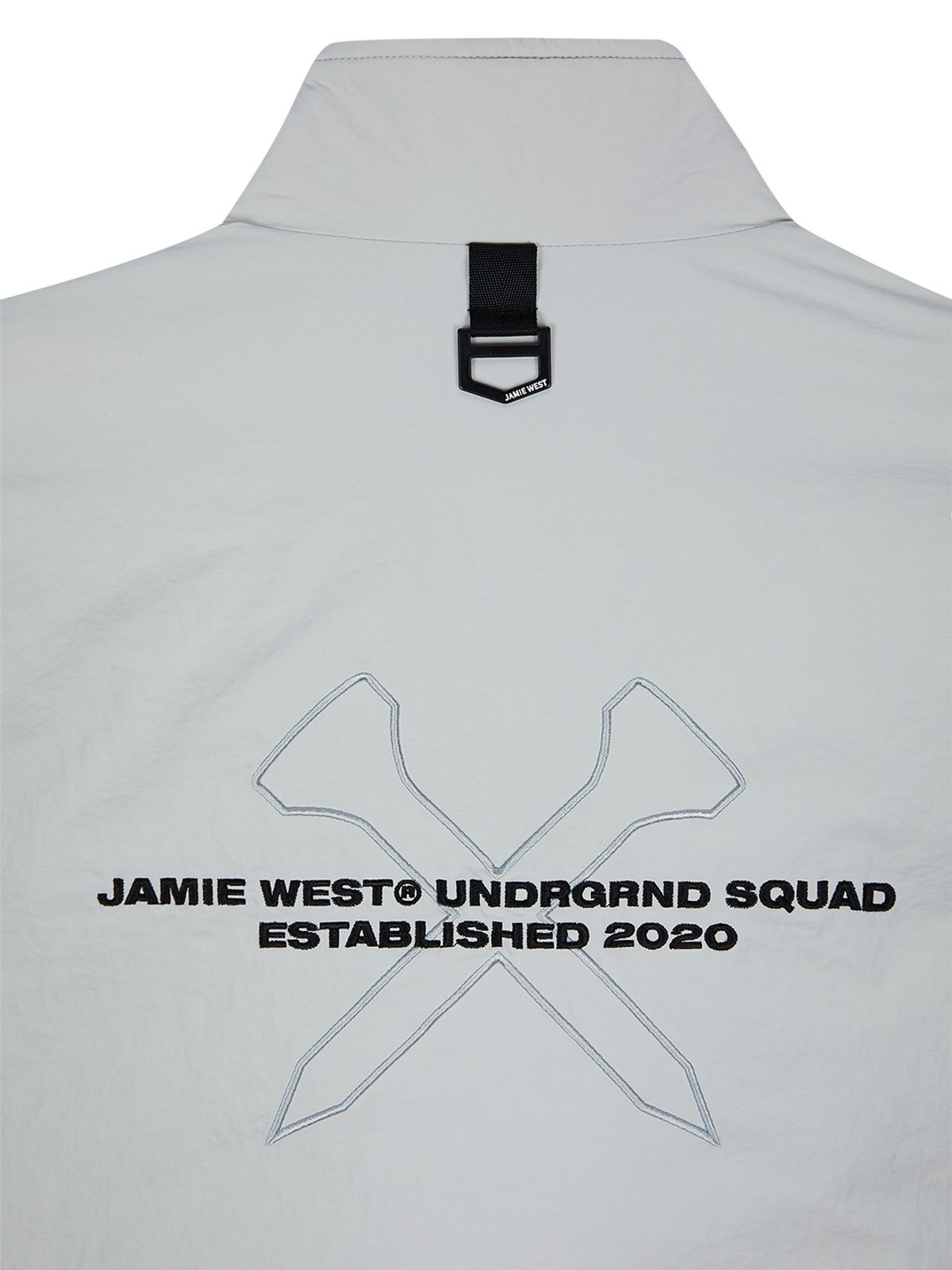 제이미웨스트(JAMIE WEST) 플리스 나일론 리버서블 점퍼 (그레이)