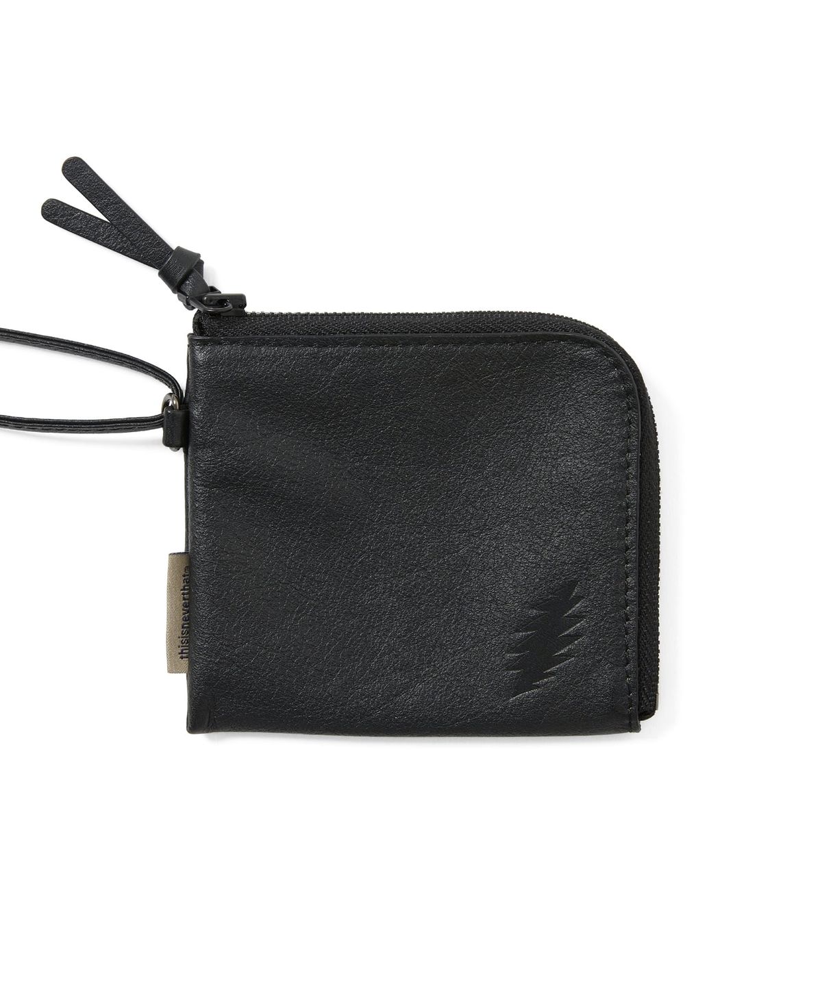 디스이즈네버댓(THISISNEVERTHAT) GD Lightning Leather Wallet Olive Black