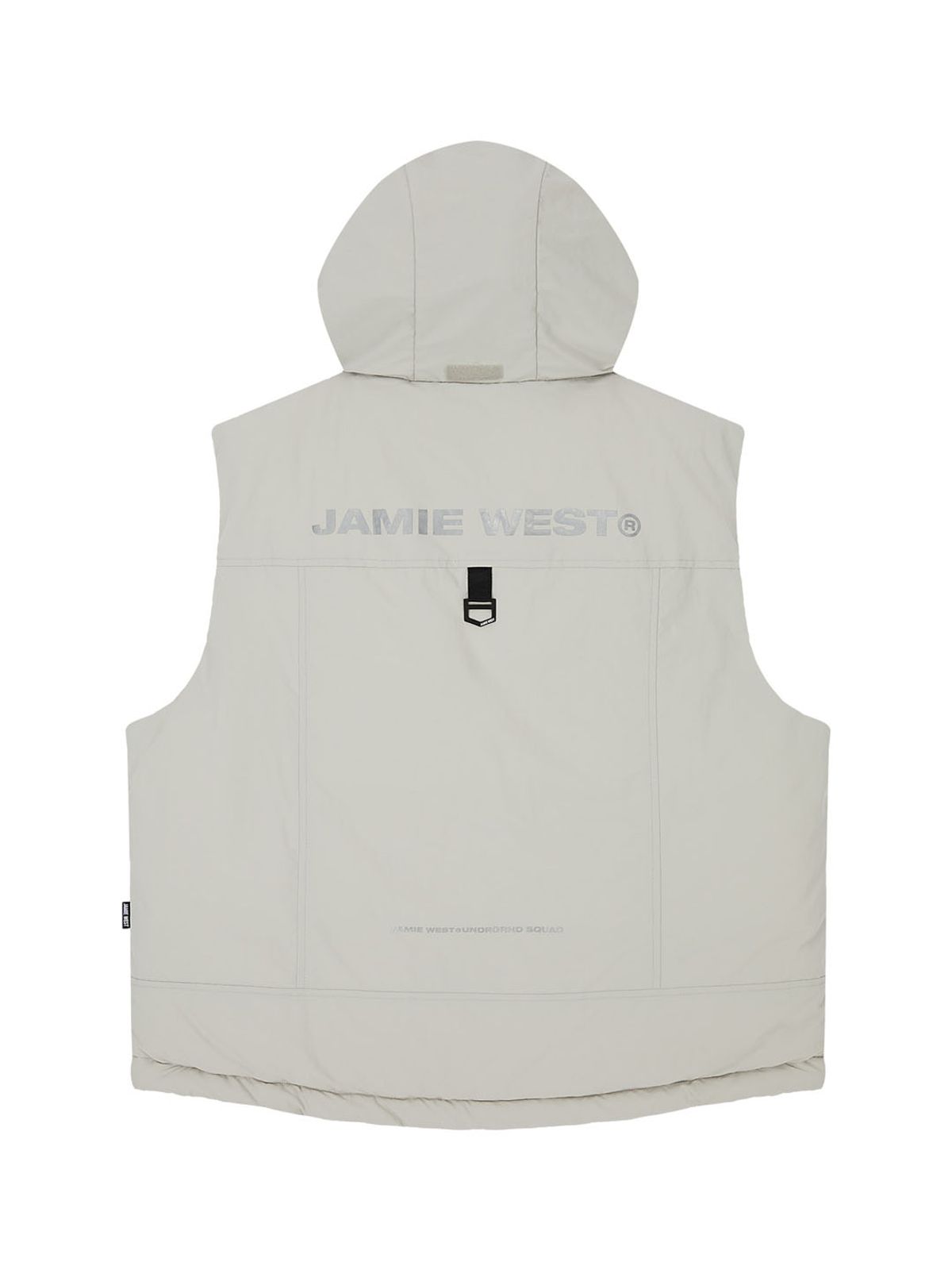 제이미웨스트(JAMIE WEST) 프리마로프트 히든후드 헤비 베스트 (그레이)