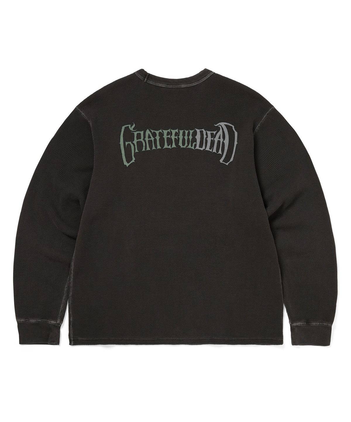 디스이즈네버댓(THISISNEVERTHAT) GD Overdyed Waffle L/S Off Black