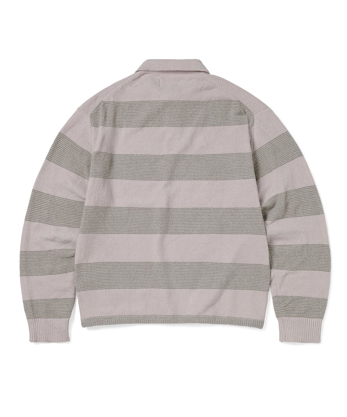 디스이즈네버댓(THISISNEVERTHAT) GD Lightning Velvet Knit Polo Light Pink