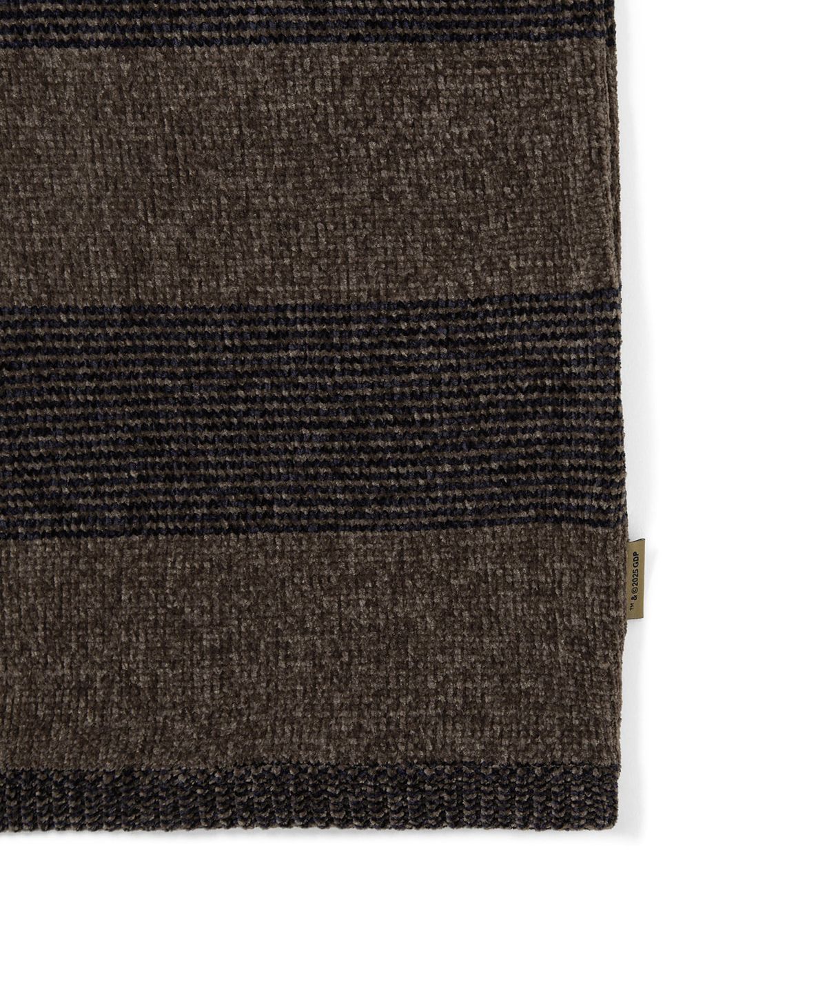디스이즈네버댓(THISISNEVERTHAT) GD Lightning Velvet Knit Polo Brown