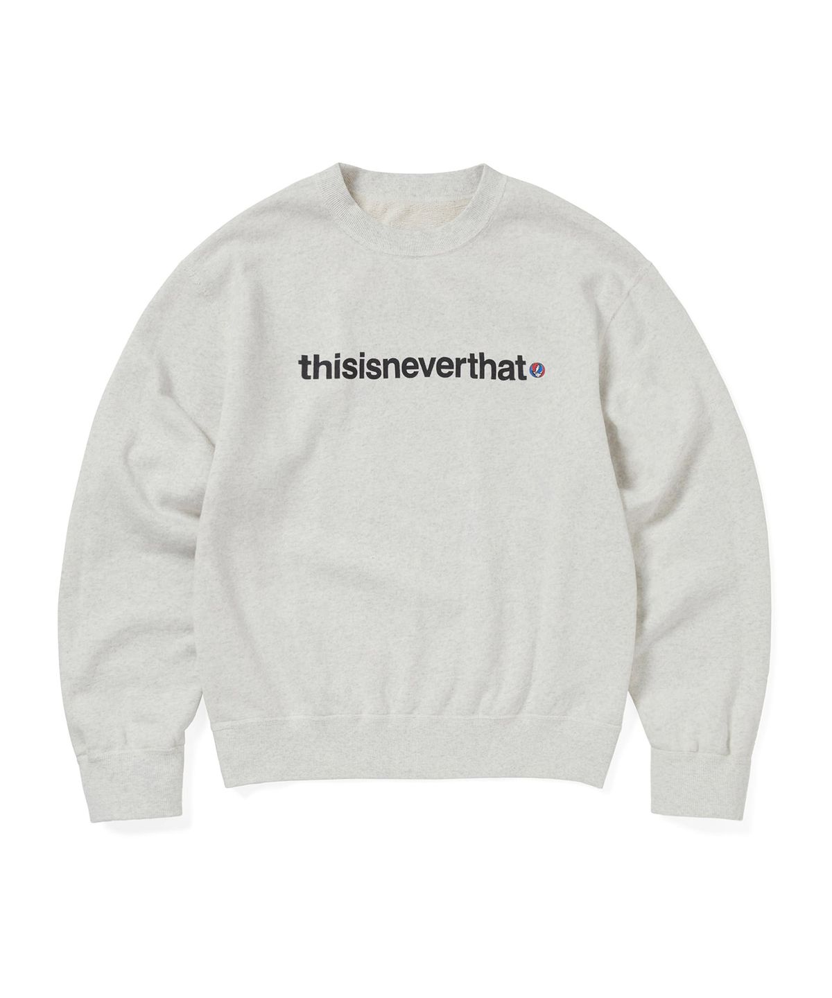 디스이즈네버댓(THISISNEVERTHAT) GD Iconography Reversible Crewneck Heather Grey