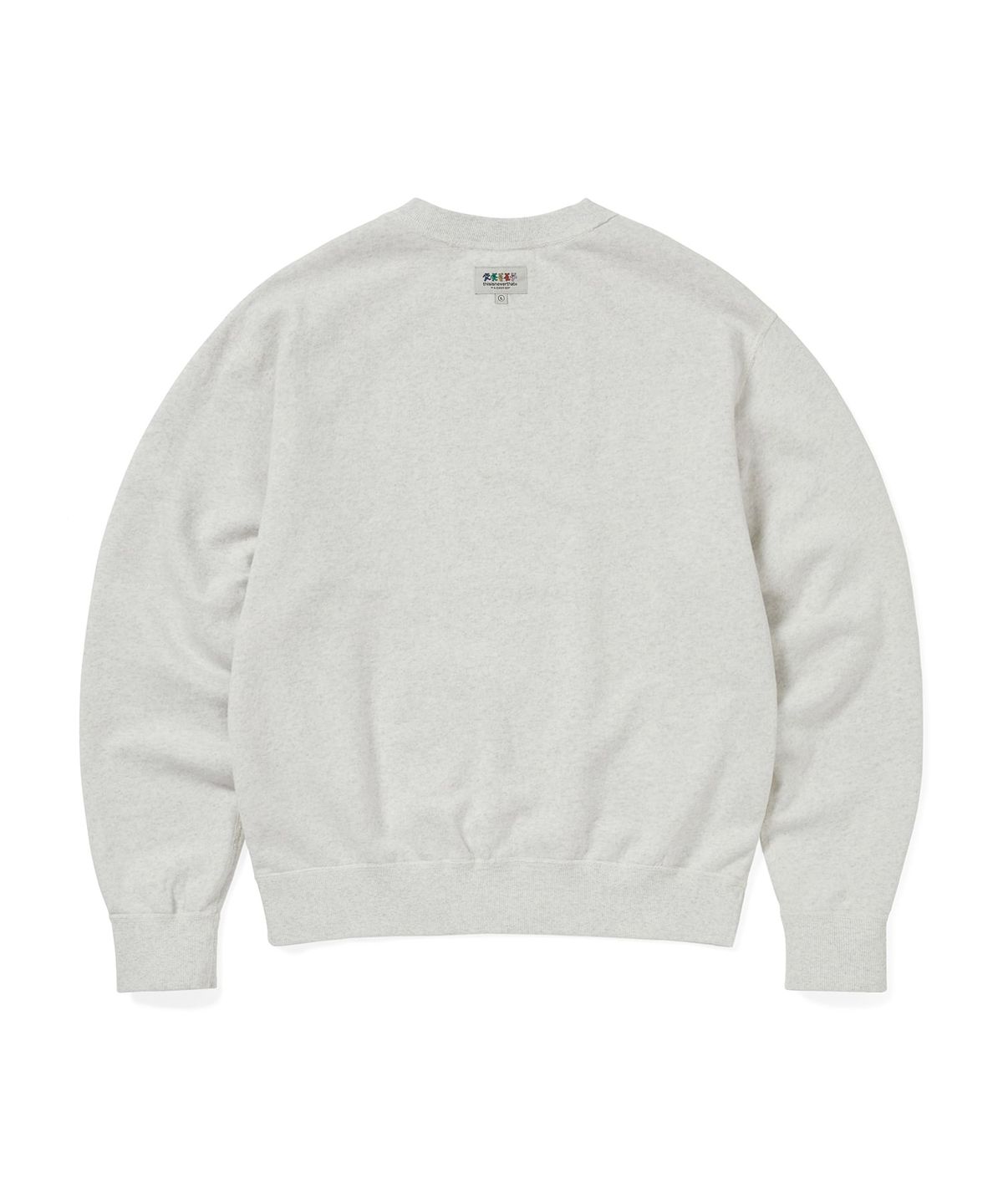 디스이즈네버댓(THISISNEVERTHAT) GD Iconography Reversible Crewneck Heather Grey