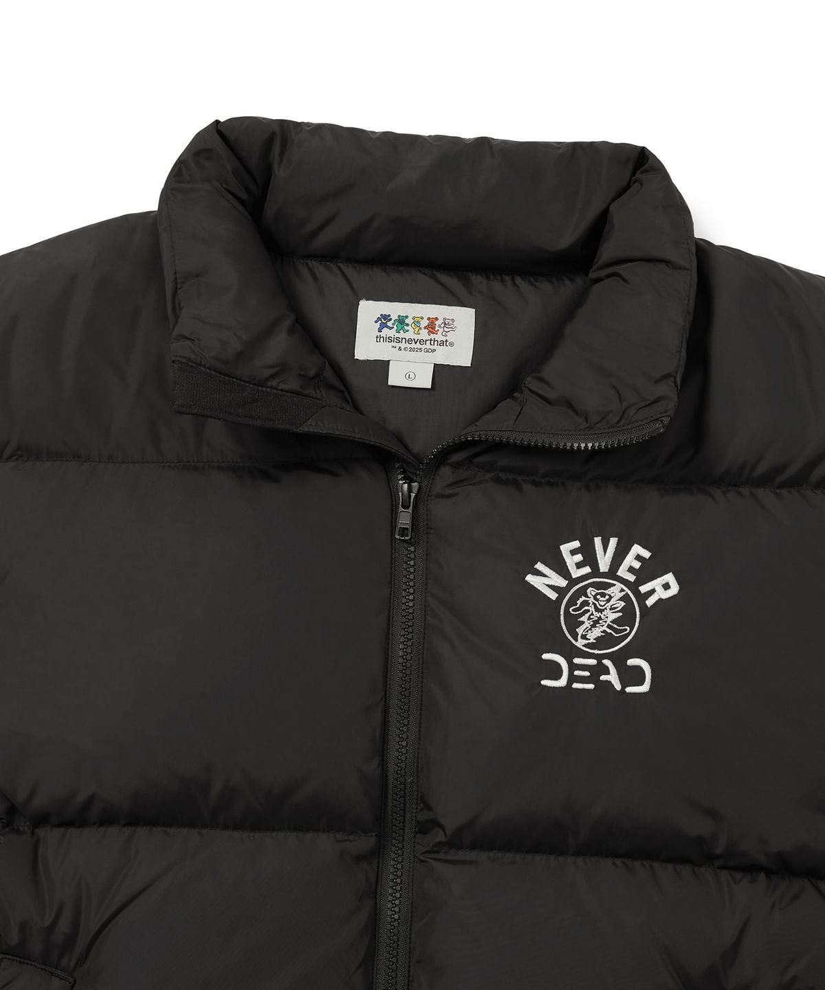 디스이즈네버댓(THISISNEVERTHAT) GD Puffer Down Jacket Off Black