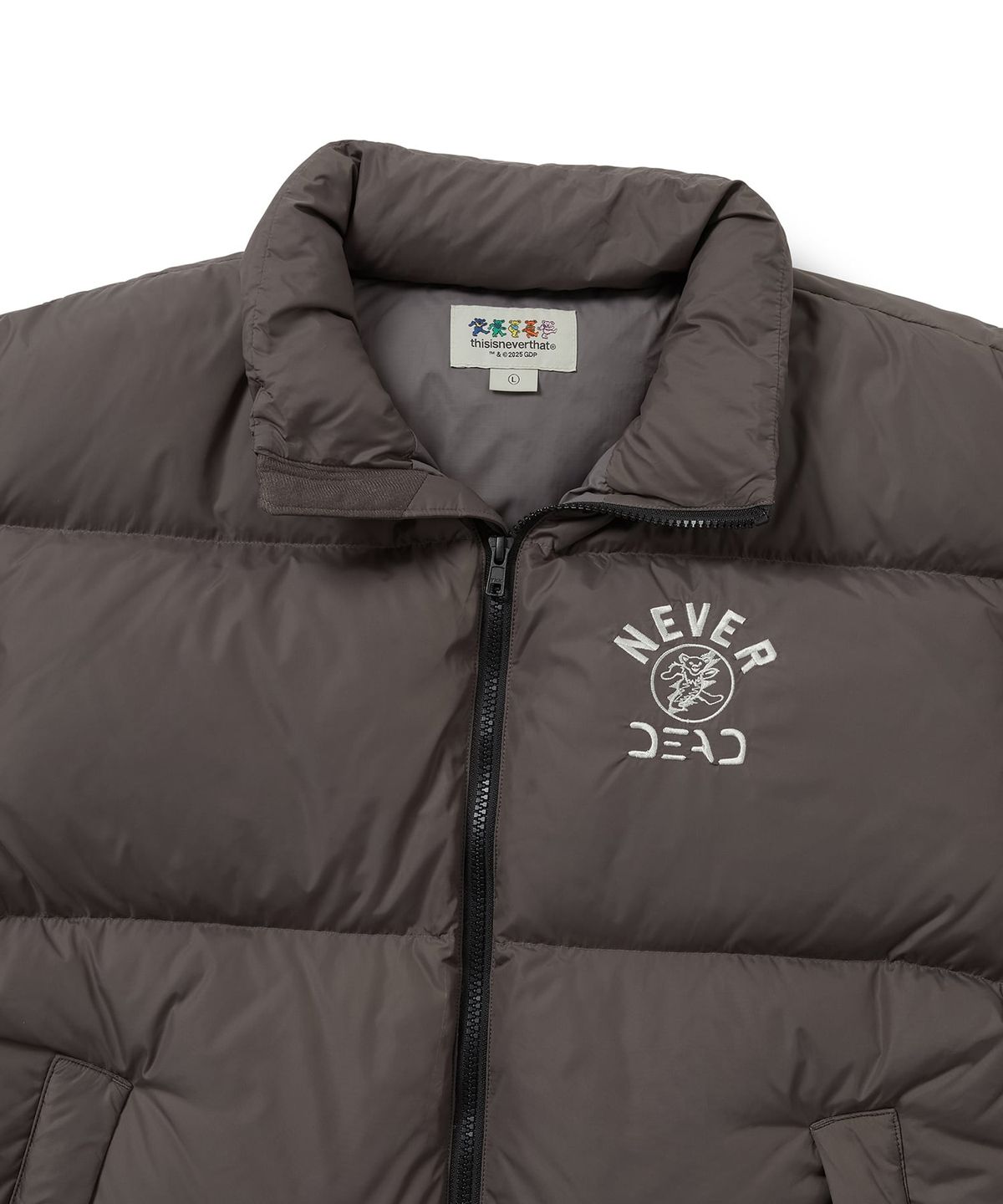 디스이즈네버댓(THISISNEVERTHAT) GD Puffer Down Jacket Brown