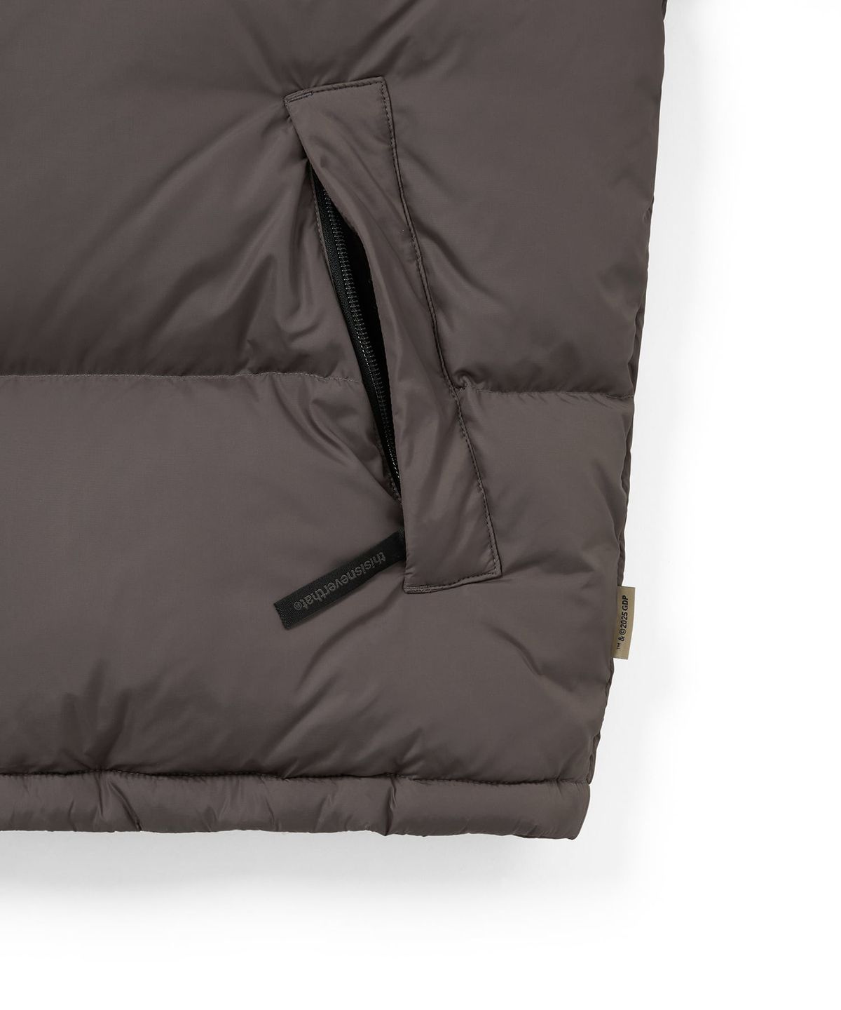 디스이즈네버댓(THISISNEVERTHAT) GD Puffer Down Jacket Brown