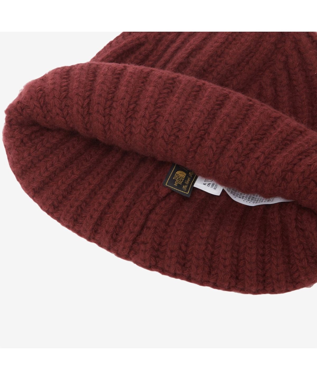 노스페이스(THE NORTH FACE) NE3BR83B 오블리크 볼드 비니 BURGANDY