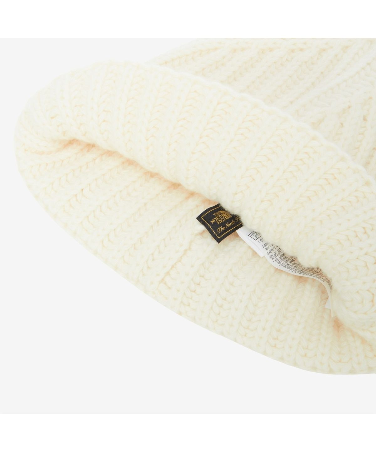 노스페이스(THE NORTH FACE) NE3BR83A 오블리크 볼드 비니 CREAM