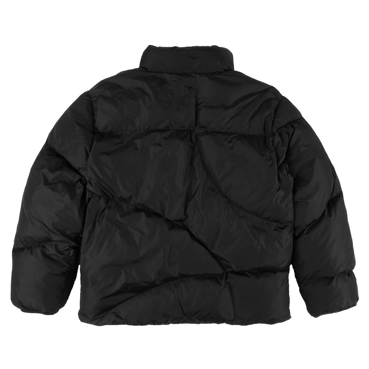 이알티알(ERTR) Asymmetric Puffer Jacket Black