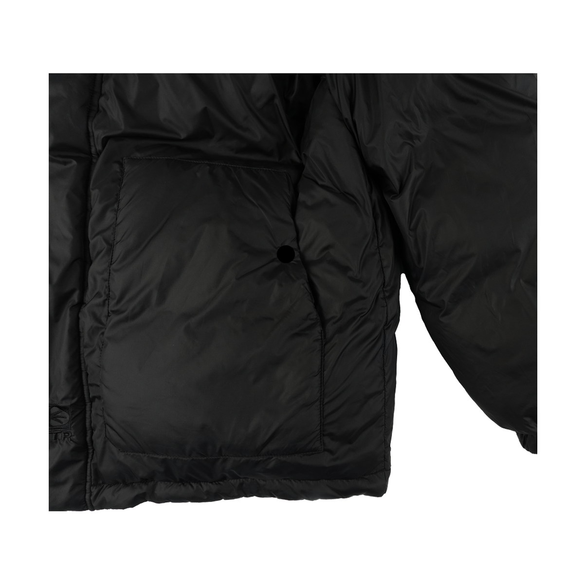 이알티알(ERTR) Reversible Check Padded Jacket Black