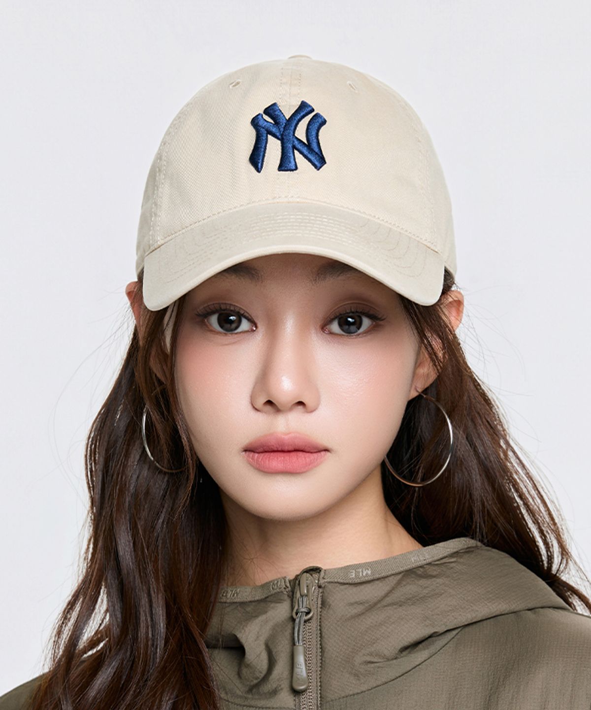 엠엘비(MLB) 에이스 언스트럭쳐 볼캡 NY (Ptn.Beige)