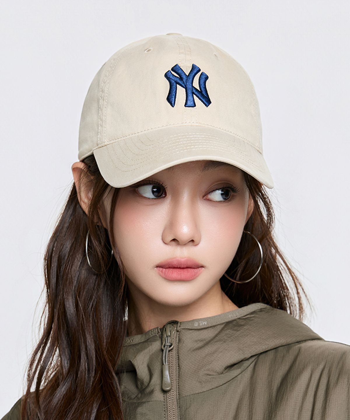 엠엘비(MLB) 에이스 언스트럭쳐 볼캡 NY (Ptn.Beige)
