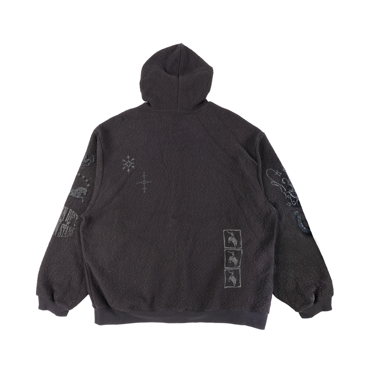 이알티알(ERTR) Rodeo Hoodie Zip Up Charcoal