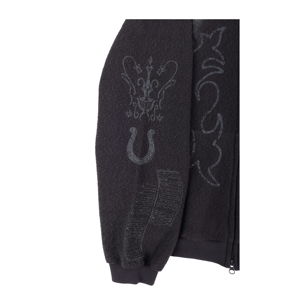 이알티알(ERTR) Rodeo Hoodie Zip Up Charcoal