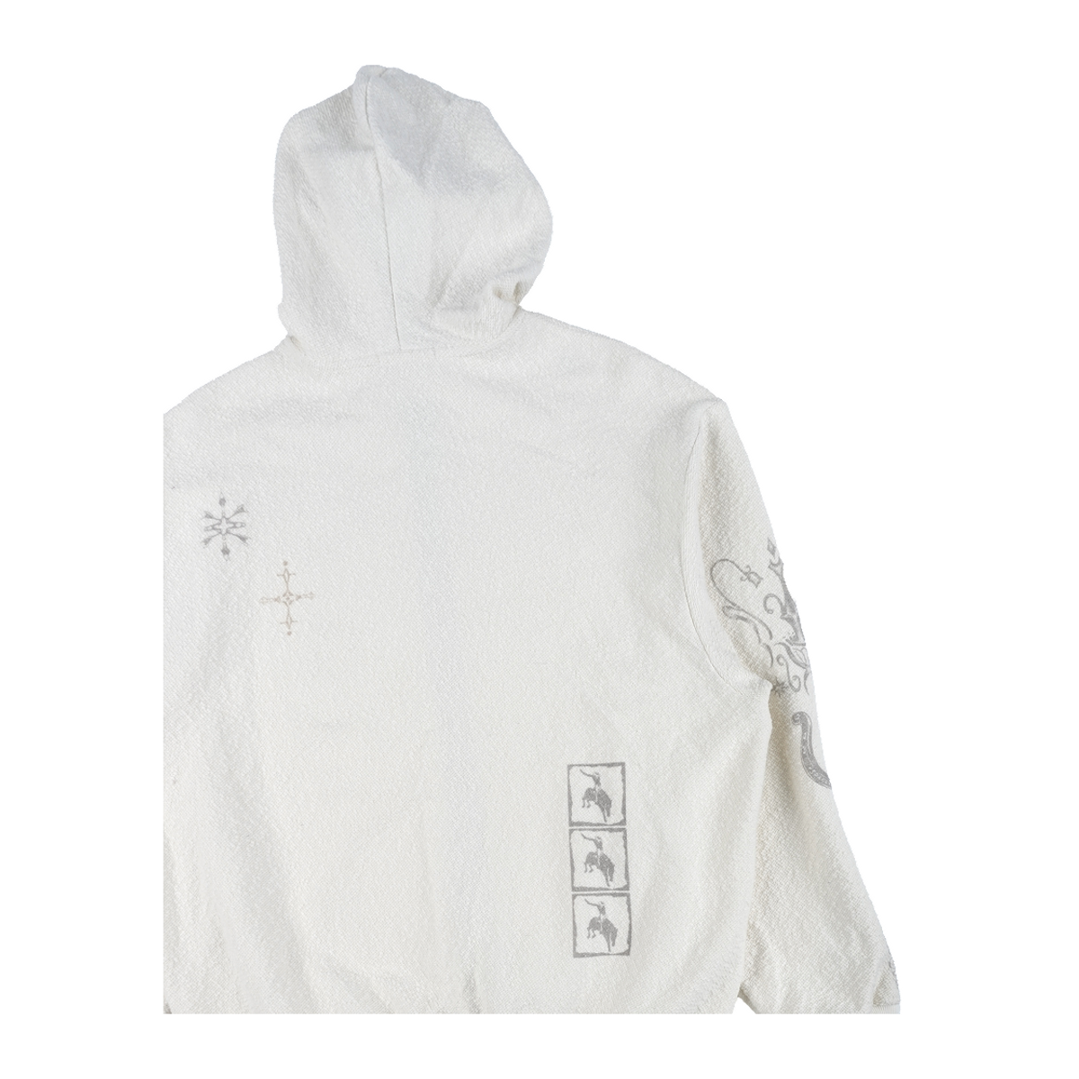 이알티알(ERTR) Rodeo Hoodie Zip Up Ivory