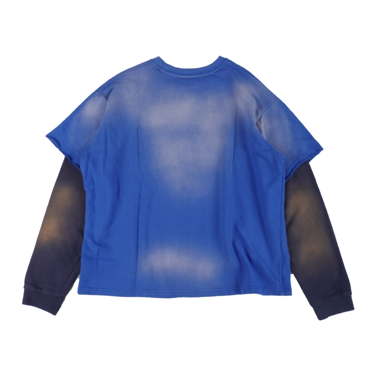 이알티알(ERTR) Lost In Stars Layered Sweatshirt Blue