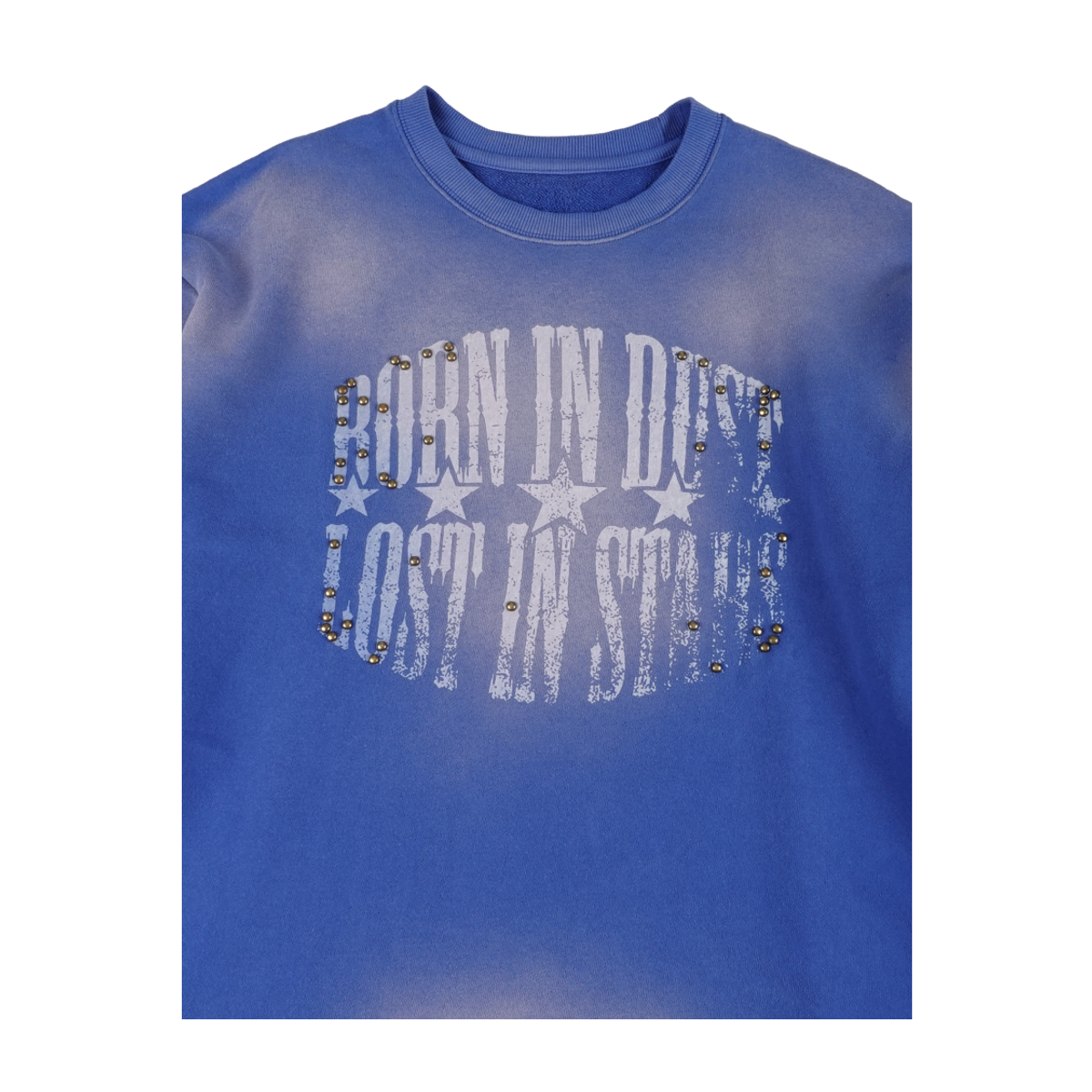 이알티알(ERTR) Lost In Stars Layered Sweatshirt Blue