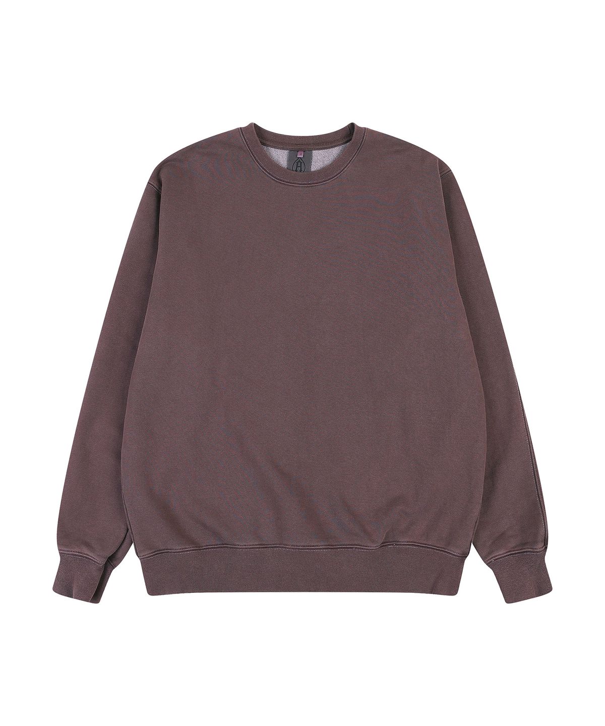 에이던엠(ADERNM) PIGMENT CUT-LINE SWEATSHIRT (BROWN)