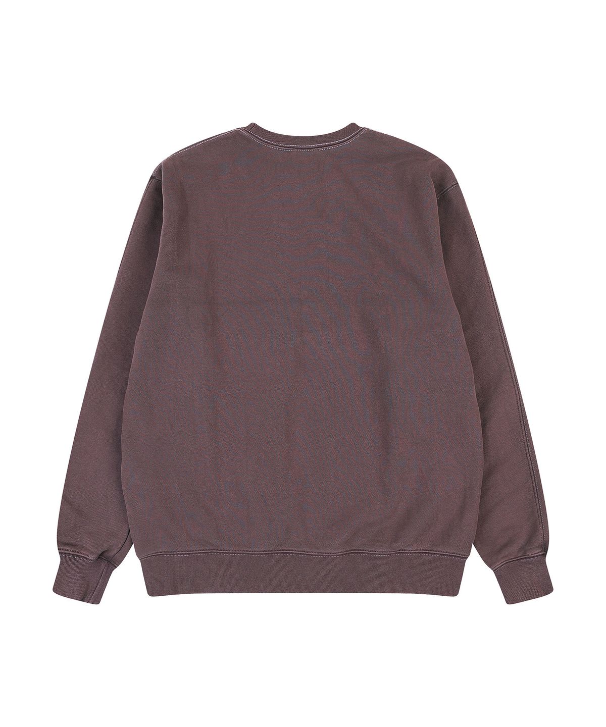 에이던엠(ADERNM) PIGMENT CUT-LINE SWEATSHIRT (BROWN)