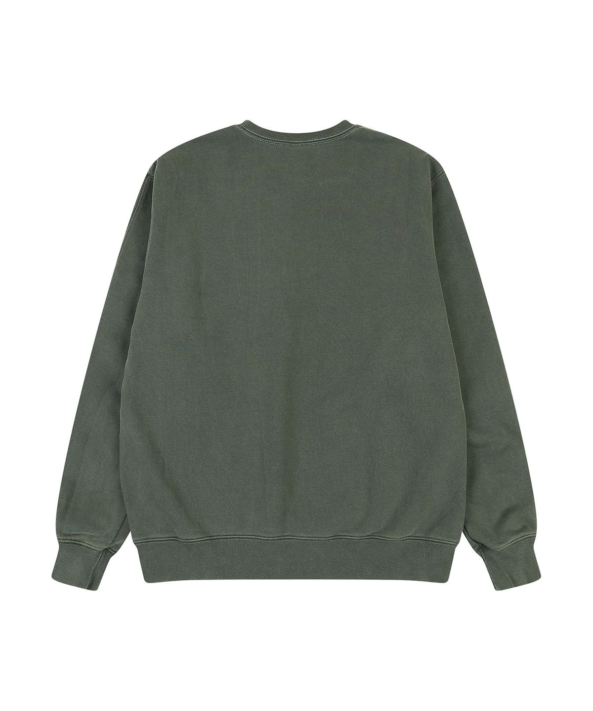 에이던엠(ADERNM) PIGMENT CUT-LINE SWEATSHIRT (KHAKI)