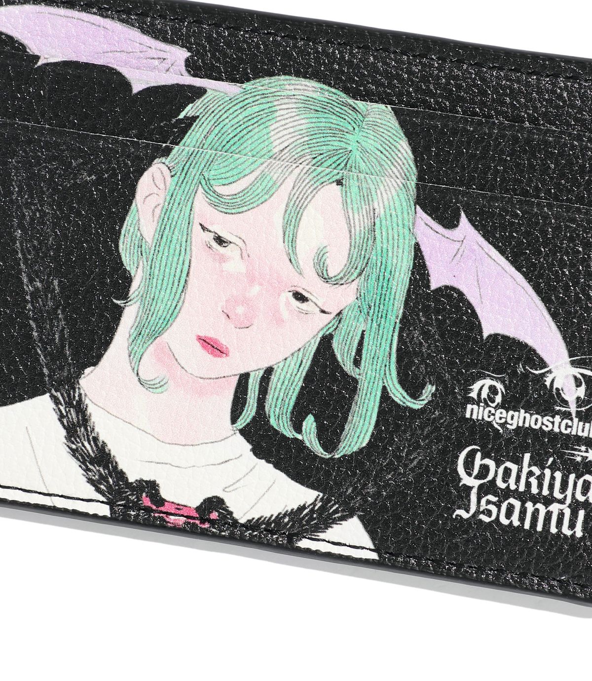 나이스고스트클럽(NICEGHOSTCLUB) GAKIYA ISAMU CARD WALLET_BLACK(NG2FFUAB60C)
