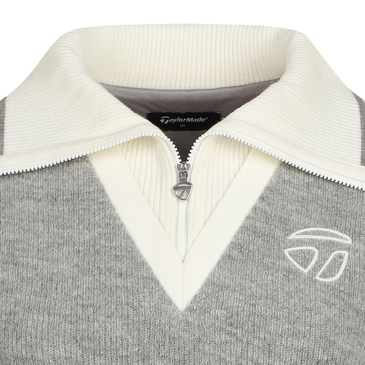 테일러메이드 어패럴(TAYLORMADE APPAREL) 여성 방풍 안감 카라 울 티셔츠 TTO-81HG42-193