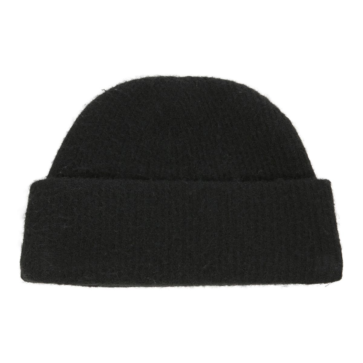라라폭스(LALAFOX) HAIRY KNIT BEANIE BLACK 비니 BR4AH002