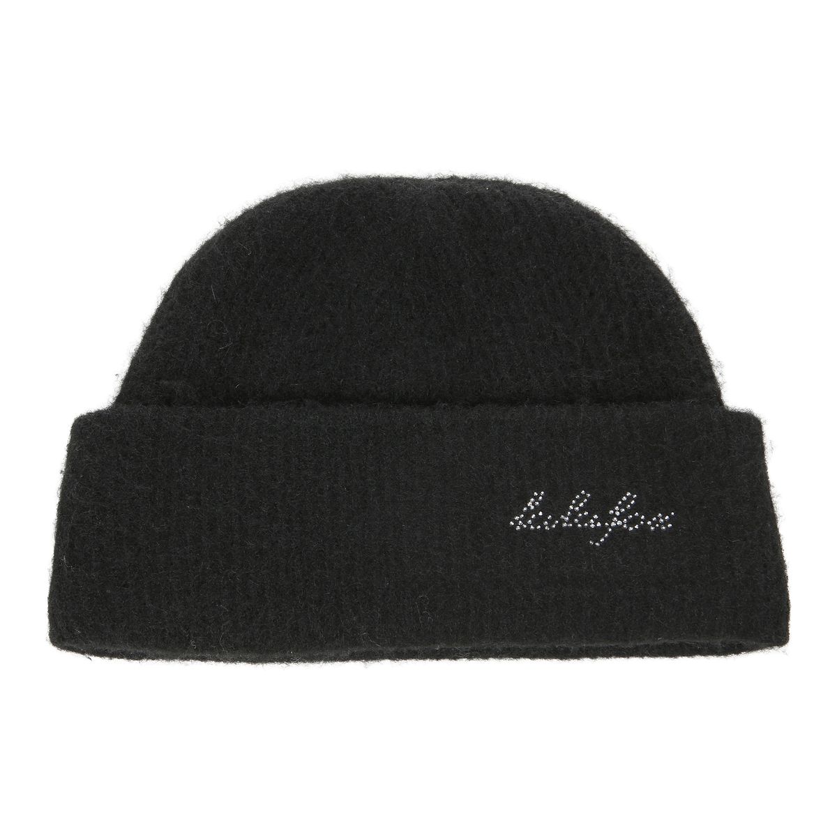 라라폭스(LALAFOX) HAIRY KNIT BEANIE BLACK 비니 BR4AH002