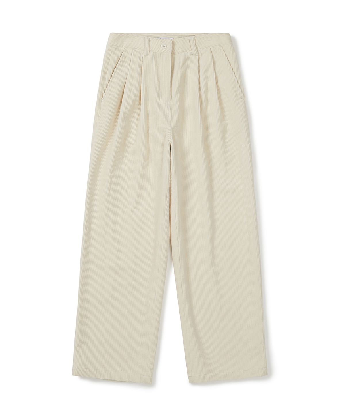 클로브(CLOVE) [25FW clove] Corduroy Wide Pants (Cream)