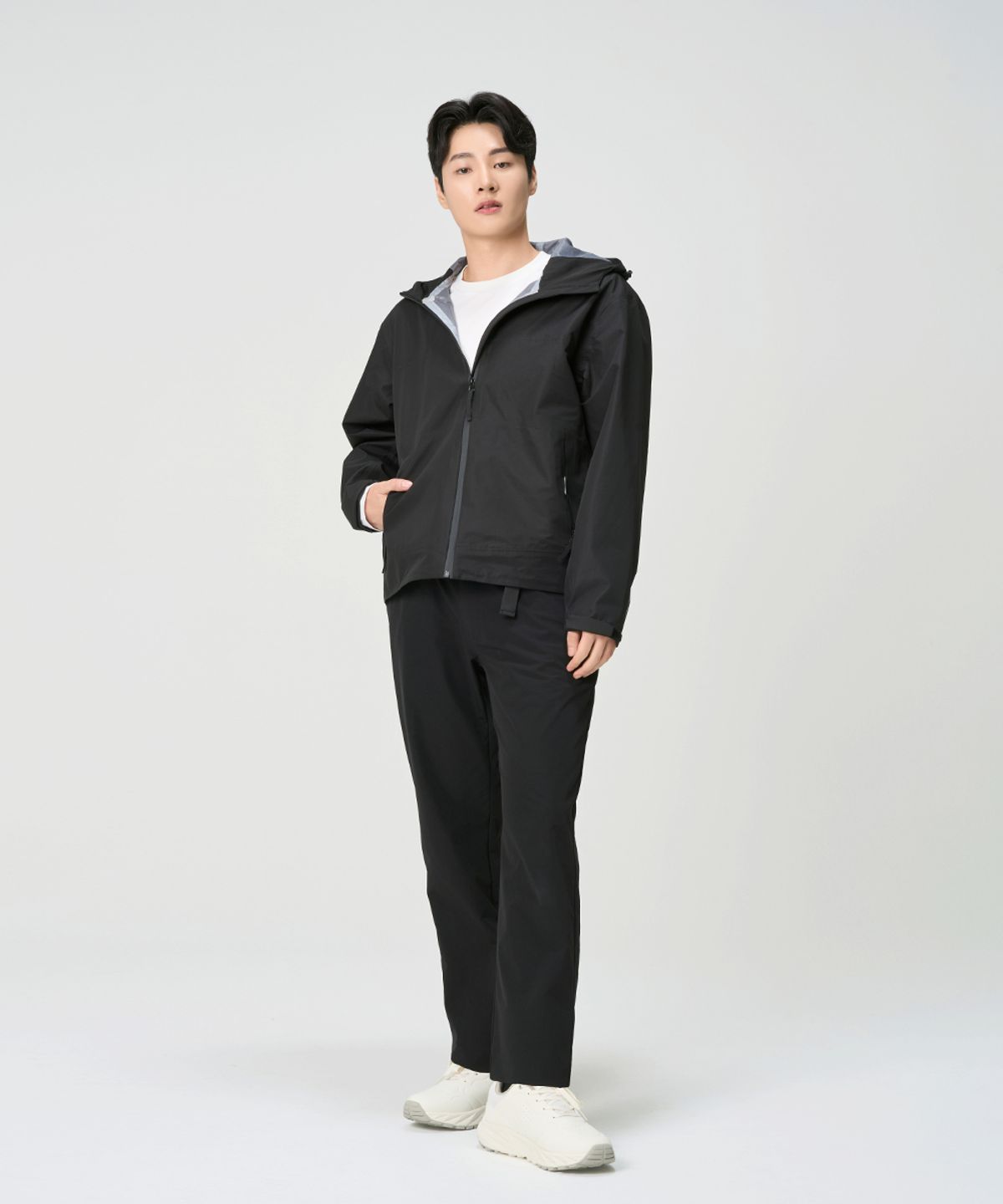 밸롭(BALLOP) 무지 좋은 벨트 팬츠 블랙