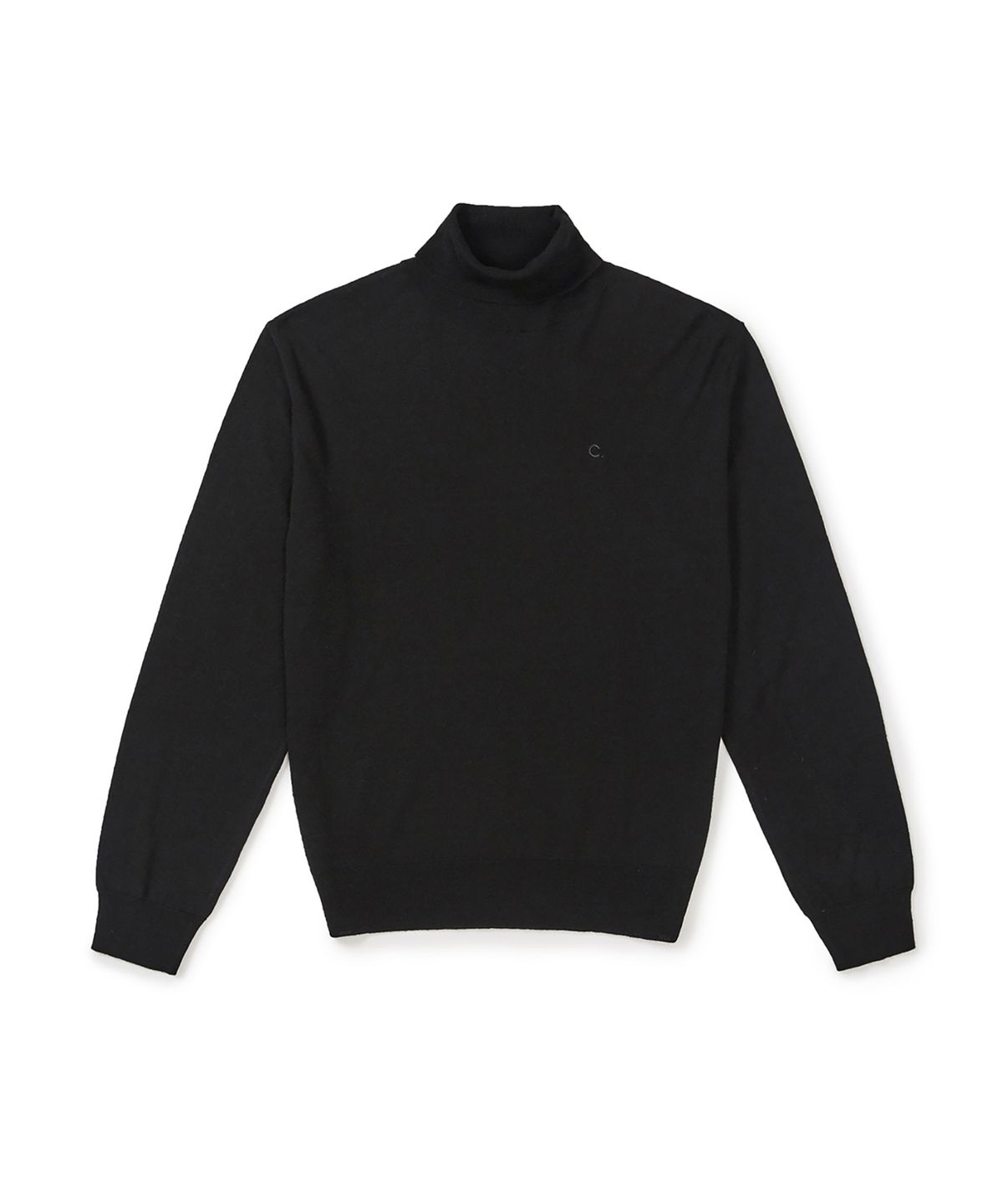 클로브(CLOVE) [25FW clove] High Neck Relaxed Knit Sweater (Black)