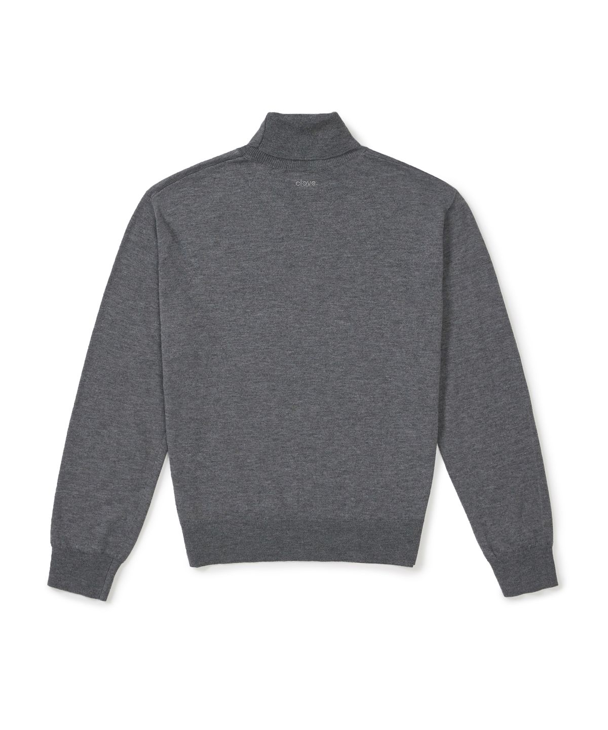 클로브(CLOVE) [25FW clove] High Neck Relaxed Knit Sweater (Charcoal)