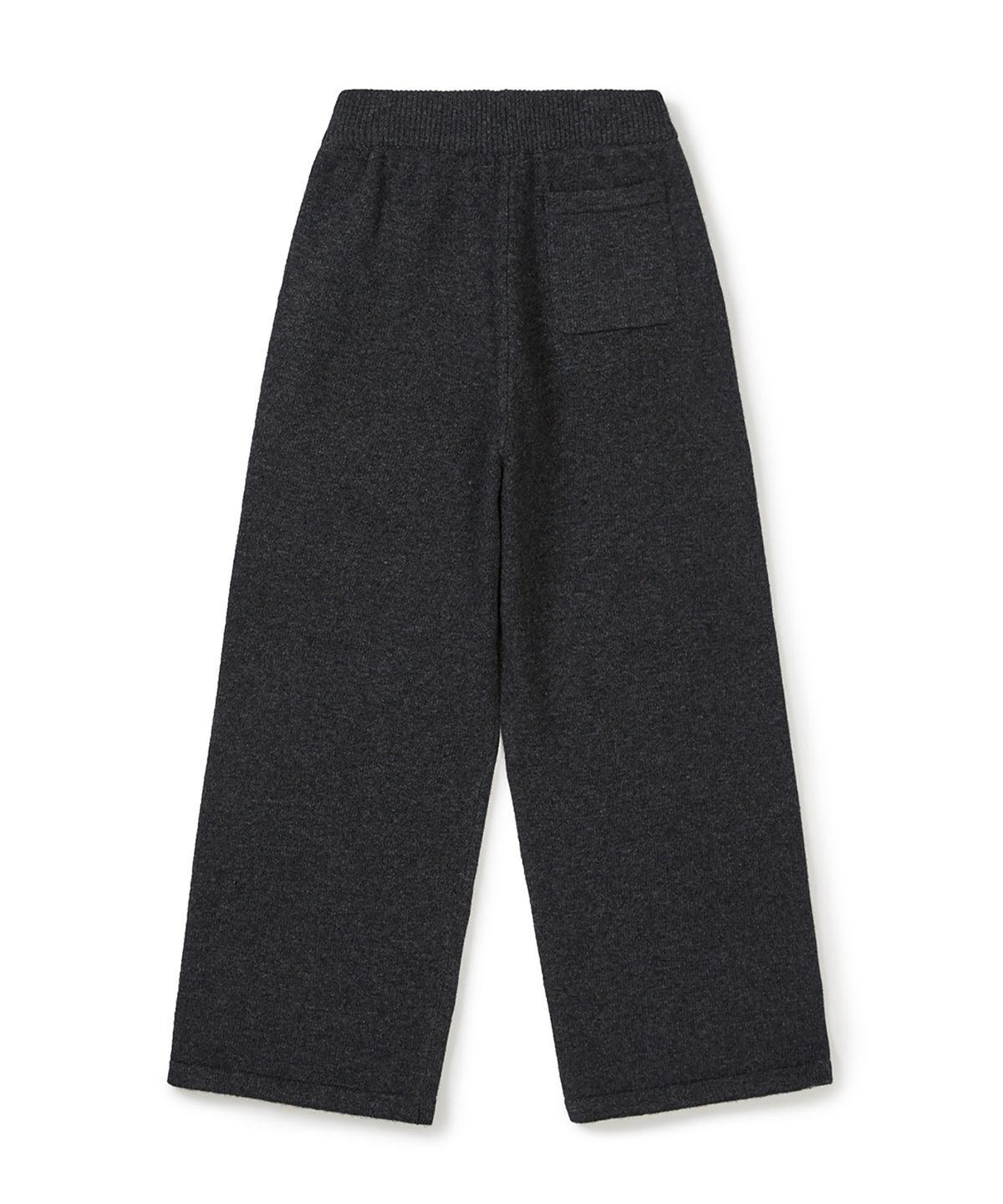 클로브(CLOVE) [25FW clove] Drawstring Wide Knit Pants (Charcoal)