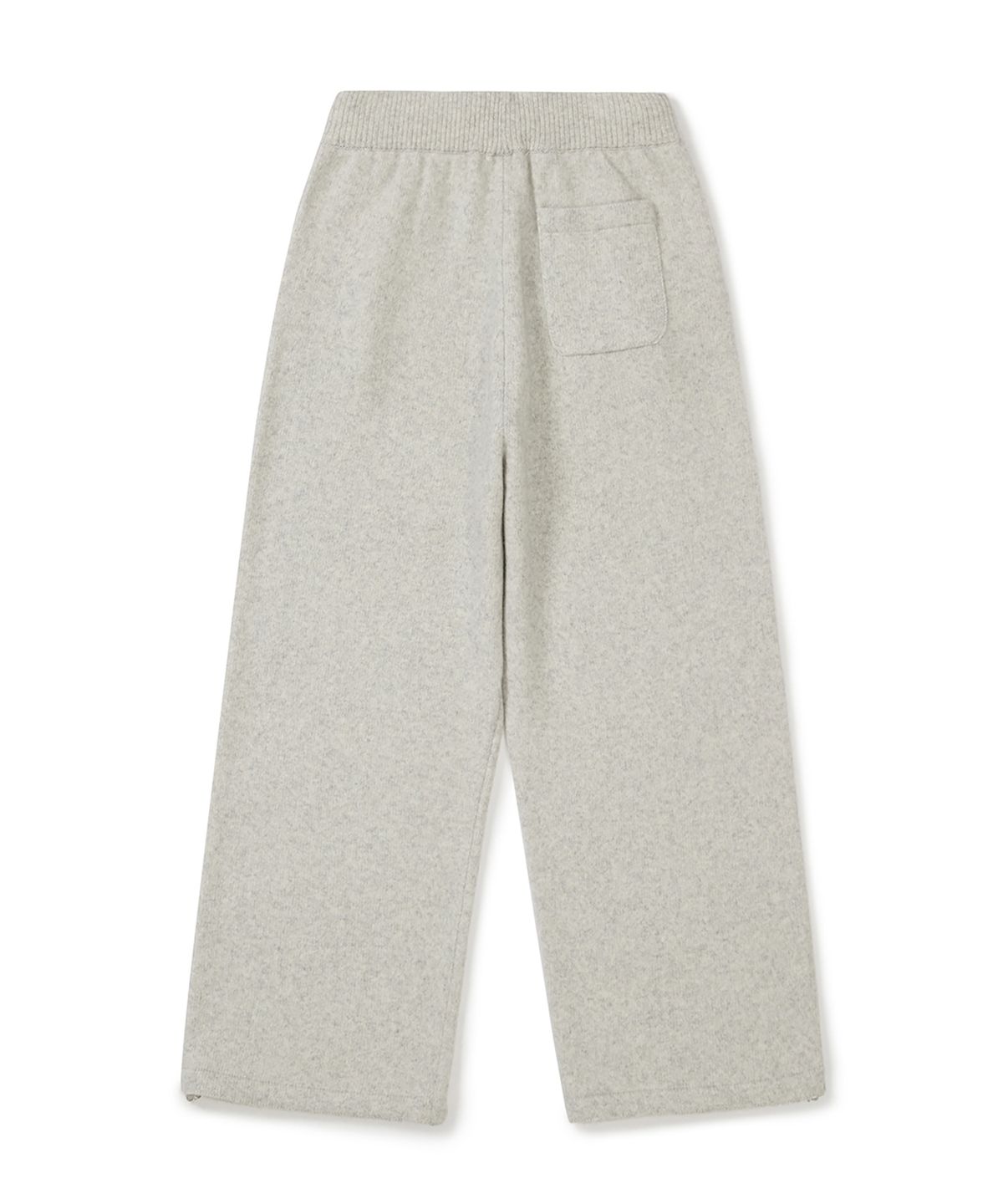 클로브(CLOVE) [25FW clove] Drawstring Wide Knit Pants (Light Grey)